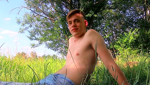 Adorable Twink Begging for Daddys Hot Load on His Pretty Face in Steamy POV Blowjob Action