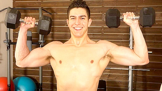 Muscular Freds Powerful Orgasm Unleashed After a Sizzling Workout - Sean Cody