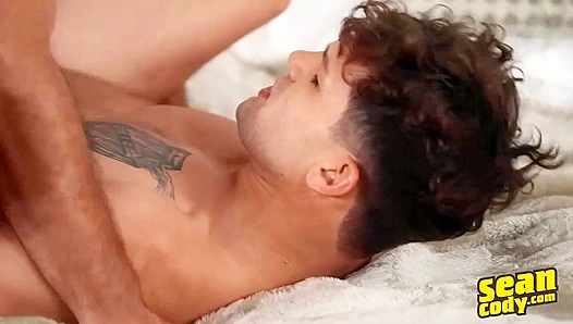 Burning Desire Unleashed: Brunette Hotties Levi Brysens Intense Bedside Affair on SeanCody
