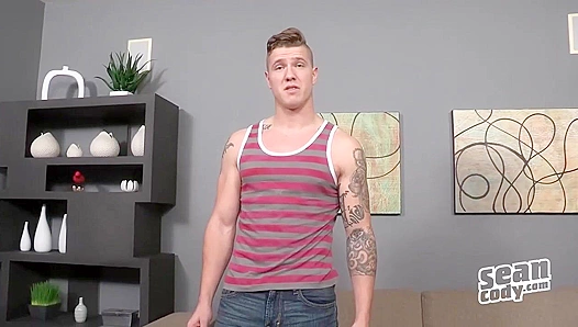 Hairy Muscle Bear Unleashes Wild Self-Fuck Session on Living Room Sofa – SeanCody