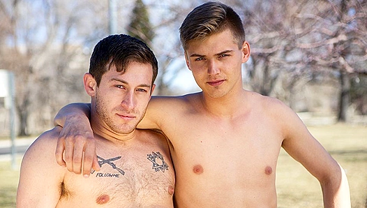 Young Lanky Twinks Steamy Reverse Cowgirl Ride - Deep Anal Thrills at Corbin Fisher 18+