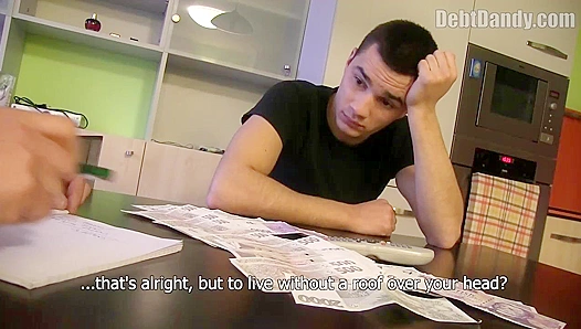 Horny Young Buck Seizes Power: Safer Sex Escapades Clear Debt – GayXXX 18+