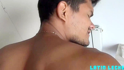 Josues Face Painted White: Amateur Latino Takes Deep POV Facial Pounding