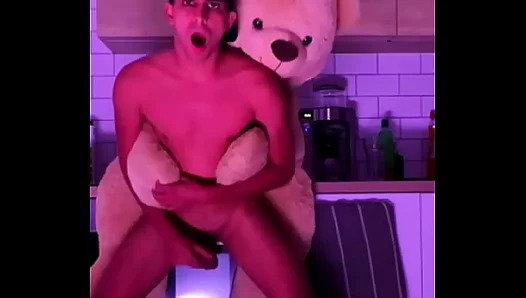 Rough Playtime: Hung Bear Humps Me Senseless in Insane Stuffed Animal Threesome -