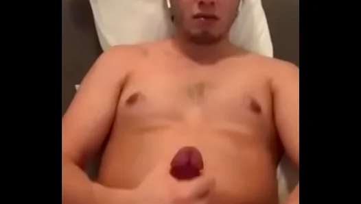 Kyles Huge Throbbing erection Unleashes Massive Spurt - Solo Jerking Delight