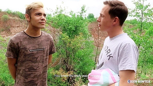 Sun-Kissed Blonde Twink Overwhelmed by Outdoor Fuck Session Erupts in Rapture – 18+ Gay