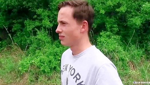 Sun-Kissed Blonde Twink Overwhelmed by Outdoor Fuck Session Erupts in Rapture – 18+ Gay