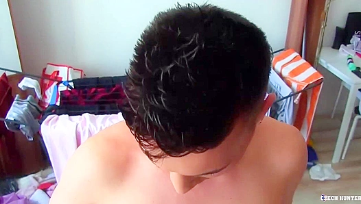 Teenagers Face Painted with Jizz After Intense Raw Threeway - GayXXXFlix