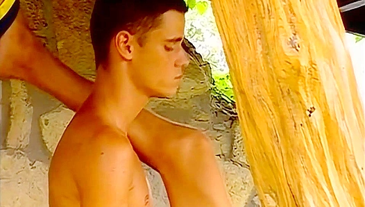 Steamy Outdoor Threesome: Marco and Fredys Hungry Muscles Devour Each Other in Lewd
