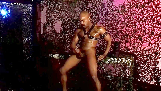 Oiled Muscles Erupt in Steamy Self-Love: Hung Black Studs Throbbing Orgasm
