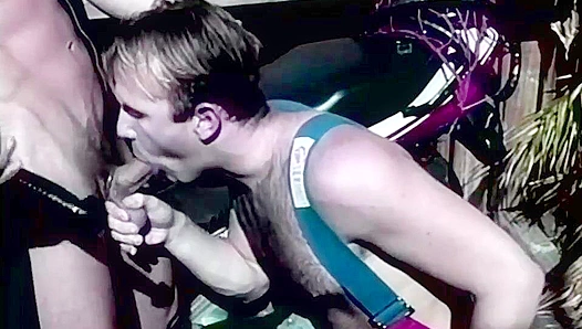 Steamy Retro Kink Frenzy: Carrigan Dives Deep for Bonus Buff Beefcakes