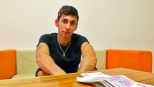 Hairy Twink Covered in Thick Cream as Debt Gets Paid on His Innocent Face – DebtDandy