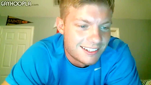 Blonde Boys Pleasure Builds: He Moans Loudly While Masturbating – GayHoopla 18+