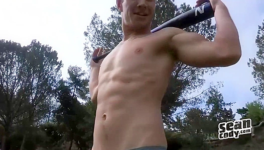 Rugged Inked Hunk Frigs His Massive Unsheathed Cock Exclusively for You