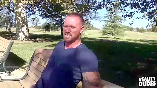 Raw, Uninhibited Sex: Tattooed Hunk Takes Thick Cock Deep - StraightChaser