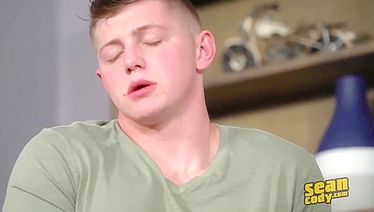 Dexters Powerful Finish: Heated Workout Ends With a Torrential Cum Shot