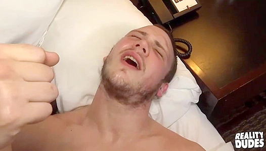 Paul Wagner Conquers Chiseled Levi: Intense Debut Threeway with Rugged Loggers Hung Beef