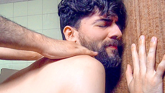 Bare Beautiful: Andys Sizzling Shower Romance Ignites – RealityDudes