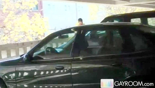 Desperate for Dicked Down, Young Hole Greedily Swallows Meat in Public Shadows - GayXXX