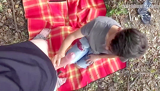 Czech Cutie Swallows Thick Outdoor Cumload in Steamy Bareback 18+ Thrill