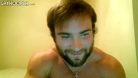 Bearded Bears Thrilling Solo: Jerking Off His Massive, Veiny Cock On Live Cam –