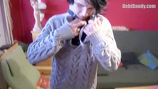 Submissive Twink Opts for Rear Entry Over Blowjob, Feeling Dandys Thick Cock Deep Inside