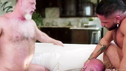 Gunnar Stone Rick Kelson Engage in a Steamy Three-Way Fantasy Filled with Hot Cumplay –