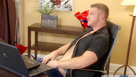 Pauls Workplace Woes Ignite Office Fantasy as He Bares His Cheeks for Coworkers Pleasure