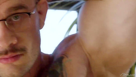 Steamy Thirst Ignited: Nick Cranston Craves Davin Strongs Musky Heat in a Sizzling Hookup
