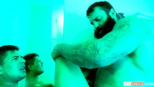 Steamy Forbidden Encounter: DadCreeps Alex and Markus Ignite Passions Flames
