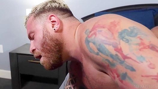 Steamy BJ Session: Jose Riley Takes Riley Mitchells Thick Cock in His Hungry Mouth – 18+