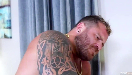 Brawny Beefcakes Unleash Hidden Lusts: Bryce Kent Riley Mitchells Steamy Encounter 18+