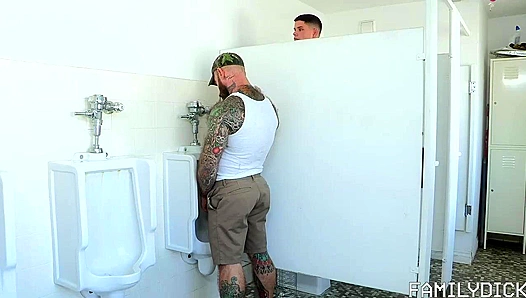 Dylan Submits to Daddy Jacks Huge Cock in Steamy Domination – Hot Gay Action