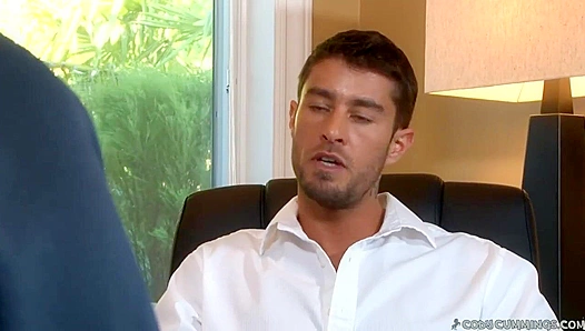 Vance Gobbles Up Codys Meaty Shaft, Moaning with Pleasure