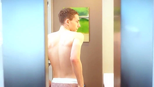 Steamy Shower Bait: Adriens Hungry Mouth Wraps Around Dillons Thick, Juicy Meat