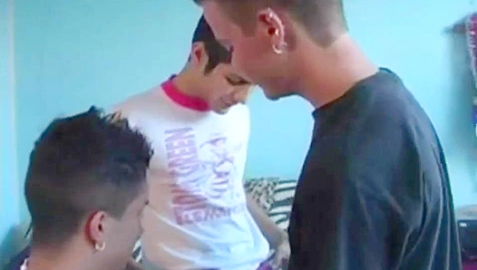 Jeremiah Ignites Feverish Desire in Two Untamed Boys for a Scorching Threesome Escapade