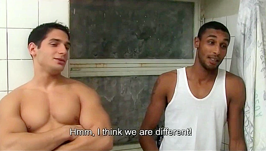 Steamy Shower Brawl: Sanches Hunky Buddies Engage in a Raunchy, Sudsy Free-for-All – XXX