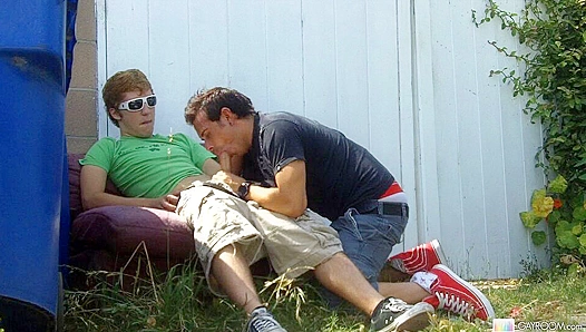 Spence Craves Thick Cock Down His Gullet — Raging Deepthroat Orgy at GayXXX